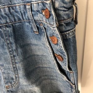 Madewell overall shorts